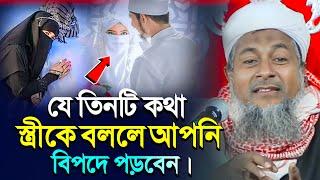 স্ত্রীকে যে তিনটি কথা বললে আপনি বিপদে পড়বেন┇Joynal Abedin waz┇মাওলানা জয়নাল আবেদীন┇Waz 2824