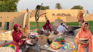 Morning Routine of Village Woman Pakistan | Village Life Pakistan | Cooking Traditional Breakfast