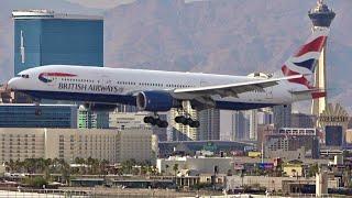 140 planes in 80 min ! LAS VEGAS Airport Plane Spotting  Rush hour / Close up ! Landing / Take off