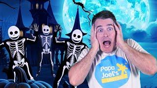 A Spooky Skeleton is Coming Dance | Spooky Brain Breaks by Papa Joel's English