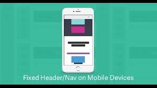 How to Make Your Divi Header & Nav Menu Fixed on Mobile