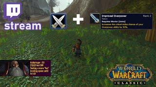 (stream) Arms but Dual-Wielding? Fun leveling method for Warriors before lvl 40