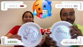 Spicy vs Sweet food challenge!!|Nancydelcid vs omgitsjizzle