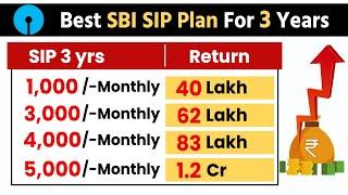 SBI Best SIP Plan 2024 | For 3 Years | SBI Magnum Mid Cap Fund