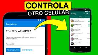 Como CONTROLAR y ver la PANTALLA de otro CELULAR desde mi TELÉFONO Android con Teamviewer  (FÁCIL)