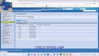 Cisco Switch SF350-24P-K9