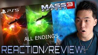 Mass Effect 3 Legendary Edition Remastered All Endings Reaction! | Marine Officer Reacts