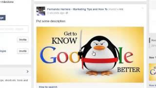 How to post a clickable image on Facebook