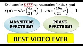 Determine DTFS of the signal and draw the spectrum | Numerical 2 on DTFS | EnggClasses