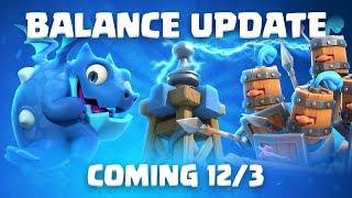 Clash Royale: Balance Update Live! (12/3)