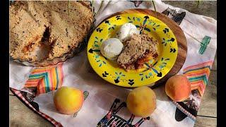 Peach Crumble Pie by Food Genre