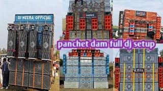 panchet dam full dj setup khatarnak testing  dj Sarzen cabinet DJ Shashi cabinet  DJ pankaj cabinet