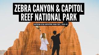 Southern Utah Road Trip Vlog: Zebra Slot Canyon & Capitol Reef Utah