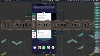 Android phone screen mirror on Linux with Scrcpy