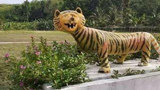 VIRAL! Deretan Patung Macan Kocak Bikin Ngakak, Cuma Ada di Indonesia