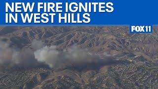 Kennith Fire: New California fire erupts in West Hills