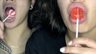 ASMR - GOURMET BIG LOLLIPOPS, KISSING HER?!, ZOLAR!!