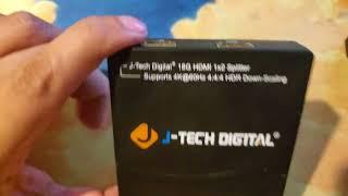 Capture Card HDCP? J-TECH Digital HDMI Splitter 1 in 2 Out 4K