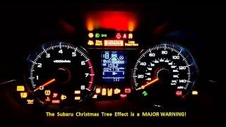 ALL Warning Lights ON (christmas tree) Disableing EyeSight Safety!  Is NOT ok - Its DANGEROUS!!!