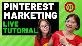 Pinterest Marketing Strategy 2020 - What is Pinterest Marketing (How To's) | Live Tutorial
