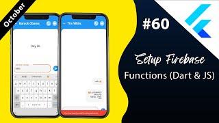 Flutter Tutorial - Setup Firebase Functions (Dart & JS)