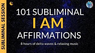 SUBLIMINAL I AM AFFIRMATIONS for Self-Esteem, Confidence, Happiness & Abundance [DARK SCREEN]