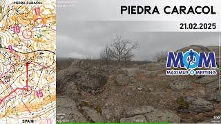 Headcam Orienteering: Piedra Caracol, Spain. MOM. MAXIMUS-O-MEETING 2025.