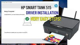 How to install HP SMART TANK 515 Printer | Very Easy Steps!