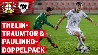 Bayer 04 Leverkusen - Preußen Münster 4:2 | Paulinho trifft doppelt | Highlights