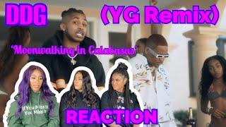 DDG - Moonwalking in Calabasas (Remix) ft. YG | UK REACTION 