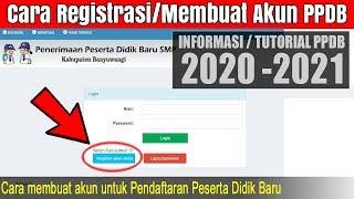 Cara Registrasi Akun PPDB Online 2020 Banyuwangi