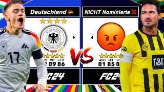 Deutschland Kader  vs Nicht Nominierte Spieler  in FC 24! ️ (EURO 2024)