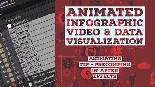 Animating TIP - Precomping in After Effects - Animated Infographic Tutorial [22/48]