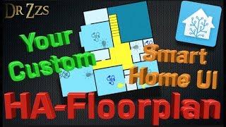 Use your Floor Plan to Control your Smart Home | Home Automation | HA-Floorplan