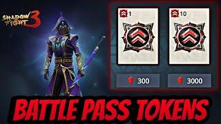 How to use BATTLE PASS TOKENS ? - Shadow Fight 3