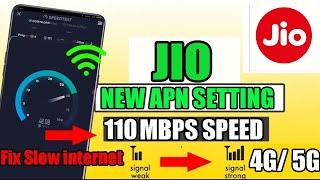 Jio APN Settings 2024 | Jio Internet Setting | Jio 4G / 5G Net Speed Settings | Boost Net Speed Jio