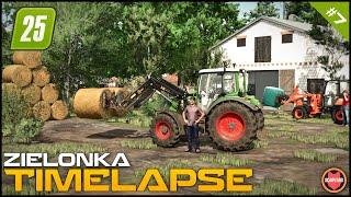  Loading, Transporting & Stacking Straw Bales ⭐ FS25 Zielonka Roleplay Timelapse