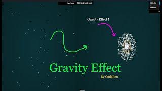 Stunning HTML and CSS Animation | Gravity Physics | CodePen | Akimistu Hamamuro | Must Watch