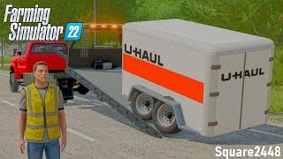 Broken UHAUL Trailer! & HOT SHOT TRUCK Overheating! | FS22 Heavy Rescue