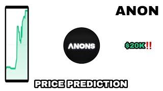 ANON COIN TO THE MOON‼️ ANON PRICE PREDICTION $20K IS REAL‼️ ONE OF ERC 404 CRYPTO POTENTIAL