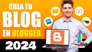  Cómo CREAR un BLOG en Blogger y Personalizarlo - Blogger Tutorial 2024