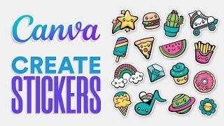 How To Make Stickers On Canva To Sell | Easy Tutorial (2024)