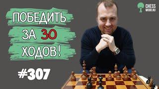 Победить за 30 ходов № 307. Сицилианская защита. Надраконил!