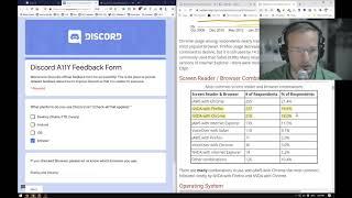 A quick look at the Discord web version. How accessible is it?