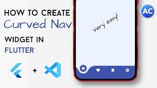 How to create a Beautiful Curved Navigation Bar | Curved bottom Nav bar | Flutter | Abhicoder