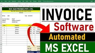 Automatic Invoice in Excel | Office Work in Excel | Invoice in Excel