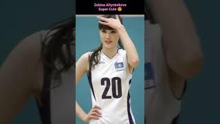 SUPER CUTE PONY GIRL, SABINA ALTYNBEKOVA KAZAKHSTAN WOMEN'S VOLLEYBALL PLAYER 