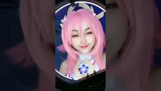 Yae Miko Cosplay Indo #shorts #cosplayer #yaemiko