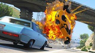 GTA 5 Supercar Crash Explosions