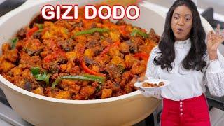 How To Make GIZI-DODO - FRIED PLANTAINS & GIZZARD MIXED IN A RICH TOMATO SAUCE - ZEELICIOUS FOODS